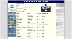 Desktop Screenshot of money4music.com