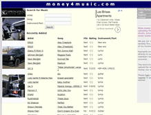 Tablet Screenshot of money4music.com